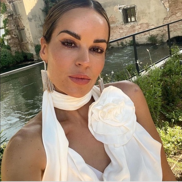 ZARA SATIN EFFECT DRESS - Picture 12 of 15